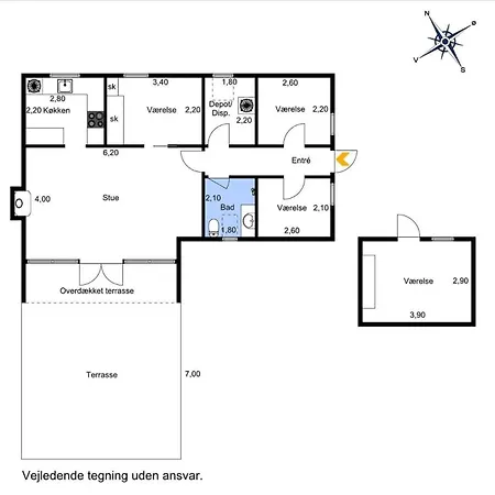 Feriehus M189-vaeggerlose-tomatvej-11 Bøtø By
